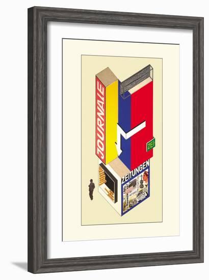 Entwurf Eines Kiosk-Herbert Boyer-Framed Art Print