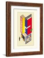 Entwurf Eines Kiosk-Herbert Boyer-Framed Art Print