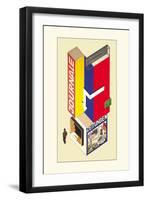 Entwurf Eines Kiosk-Herbert Boyer-Framed Art Print