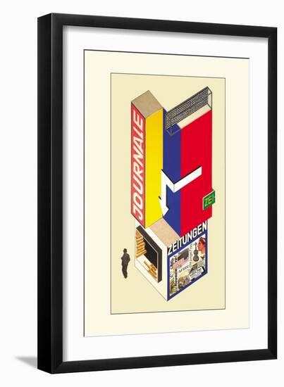 Entwurf Eines Kiosk-Herbert Boyer-Framed Art Print