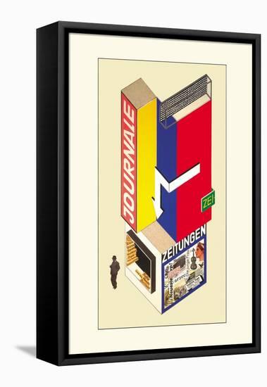 Entwurf Eines Kiosk-Herbert Boyer-Framed Stretched Canvas