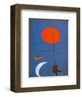 Entwurf fur eine Tapisserie-Joan Miro-Framed Art Print