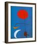 Entwurf fur eine Tapisserie-Joan Miro-Framed Art Print