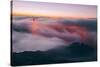 Envelope, Golden Gate Bridge in Fog, San Francisco Bay Area-Vincent James-Stretched Canvas