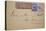 Envelope with Wells Fargo Pony Express Stamp Attached-null-Stretched Canvas