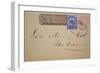 Envelope with Wells Fargo Pony Express Stamp Attached-null-Framed Giclee Print