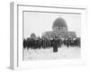 Enver Pasha and Jamal  Pasha visiting the Dome of the Rock, Jerusalem, 1916-null-Framed Photographic Print