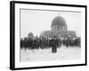 Enver Pasha and Jamal  Pasha visiting the Dome of the Rock, Jerusalem, 1916-null-Framed Photographic Print