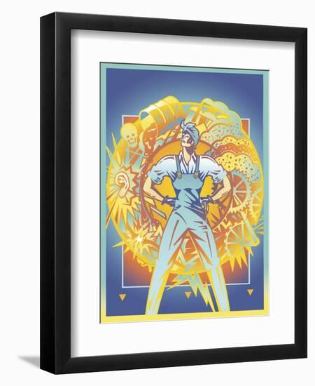 Environmental Rosie-David Chestnutt-Framed Giclee Print