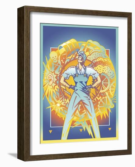 Environmental Rosie-David Chestnutt-Framed Giclee Print