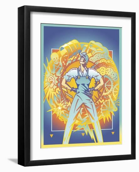 Environmental Rosie-David Chestnutt-Framed Giclee Print