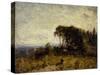 Environs de Barbizon-Félix Ziem-Stretched Canvas