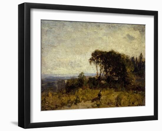 Environs de Barbizon-Félix Ziem-Framed Giclee Print