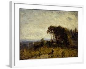 Environs de Barbizon-Félix Ziem-Framed Giclee Print