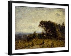 Environs de Barbizon-Félix Ziem-Framed Giclee Print