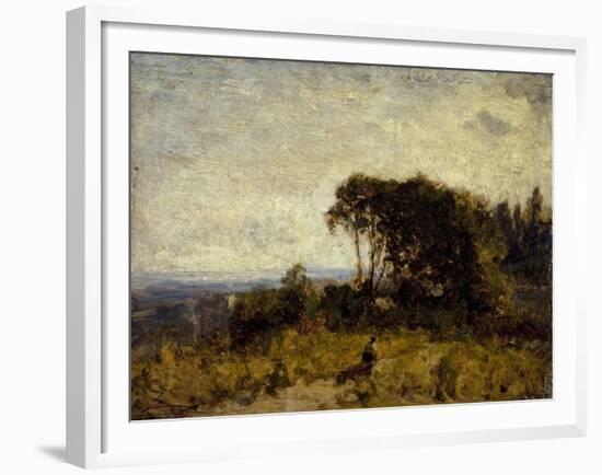 Environs de Barbizon-Félix Ziem-Framed Giclee Print