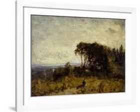 Environs de Barbizon-Félix Ziem-Framed Giclee Print