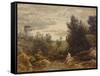 Environs de Martigues-Félix Ziem-Framed Stretched Canvas