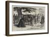 Envoys from Abyssinia Presenting King John's Gifts to Queen Victoria at Osborne-Godefroy Durand-Framed Giclee Print