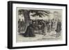 Envoys from Abyssinia Presenting King John's Gifts to Queen Victoria at Osborne-Godefroy Durand-Framed Giclee Print