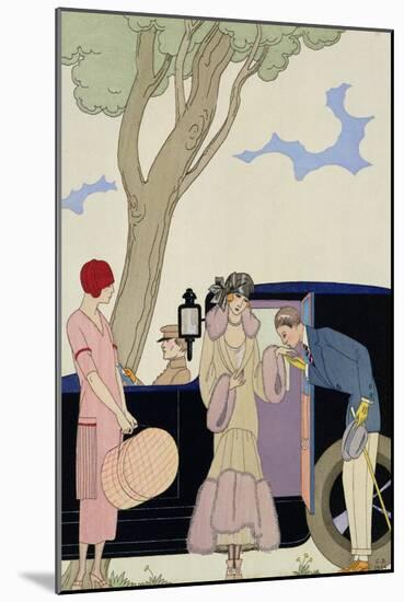 Envy, 1914-Georges Barbier-Mounted Giclee Print