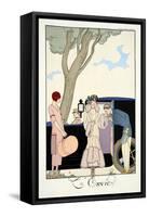 Envy, from 'Falbalas and Fanfreluches, Almanach des Modes Présentes, Passées et Futures', 1925-Georges Barbier-Framed Stretched Canvas