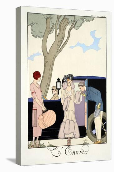 Envy, from 'Falbalas and Fanfreluches, Almanach des Modes Présentes, Passées et Futures', 1925-Georges Barbier-Stretched Canvas