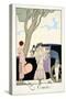 Envy, from 'Falbalas and Fanfreluches, Almanach des Modes Présentes, Passées et Futures', 1925-Georges Barbier-Stretched Canvas