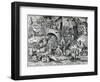 Envy, from the Seven Deadly Sins, Engraved by Peter Van Der Heyden (C.1530-72) 1558-Pieter Bruegel the Elder-Framed Giclee Print