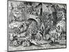 Envy, from the Seven Deadly Sins, Engraved by Peter Van Der Heyden (C.1530-72) 1558-Pieter Bruegel the Elder-Mounted Giclee Print