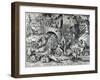 Envy, from the Seven Deadly Sins, Engraved by Peter Van Der Heyden (C.1530-72) 1558-Pieter Bruegel the Elder-Framed Giclee Print