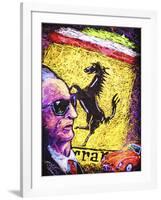 Enzo Ferrari Emblem-Rock Demarco-Framed Giclee Print