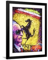 Enzo Ferrari Emblem-Rock Demarco-Framed Giclee Print