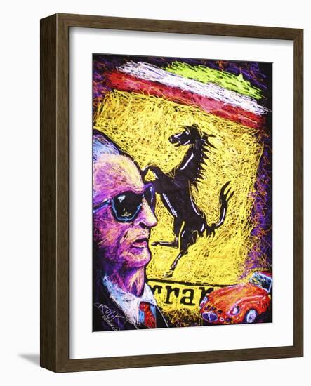 Enzo Ferrari Emblem-Rock Demarco-Framed Giclee Print