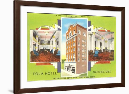 Eola Hotel, Natchez, Mississippi-null-Framed Premium Giclee Print