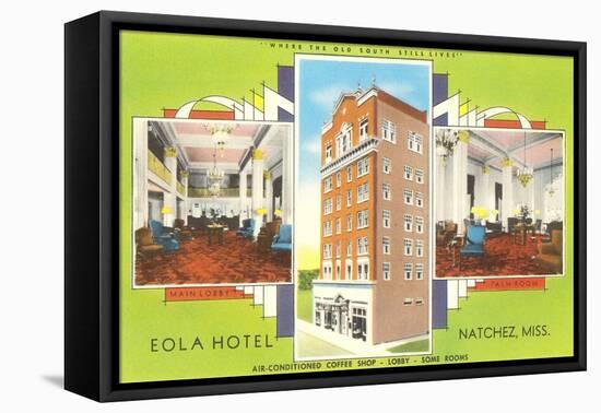 Eola Hotel, Natchez, Mississippi-null-Framed Stretched Canvas