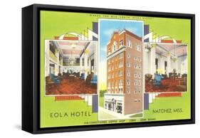 Eola Hotel, Natchez, Mississippi-null-Framed Stretched Canvas