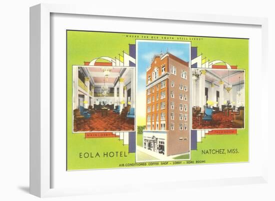 Eola Hotel, Natchez, Mississippi-null-Framed Art Print