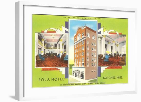 Eola Hotel, Natchez, Mississippi-null-Framed Art Print
