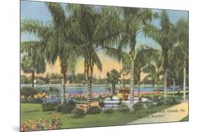 Eola Park, Orlando, Florida-null-Mounted Premium Giclee Print