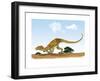 Eoraptor, an Early Dinosaur That Lived During the Late Triassic Period-null-Framed Art Print