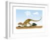 Eoraptor, an Early Dinosaur That Lived During the Late Triassic Period-null-Framed Art Print