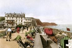 East Cliff Promenade, Teignmouth, Devon, Early 20th Century-EP Bucknall-Mounted Giclee Print