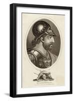 Epaminondas, Greek (Theban) Soldier and Statesman Involved in Conquest of Sparta-J. Chapman-Framed Art Print