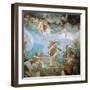 Ephebes on Balcony, Detail from Assumption of Virgin, 1526-1530-Antonio Allegri Da Correggio-Framed Giclee Print