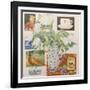 Ephemera, including coffee cup, cigarette packs; postcard and tulips-Jennifer Abbott-Framed Giclee Print