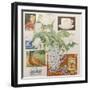 Ephemera, including coffee cup, cigarette packs; postcard and tulips-Jennifer Abbott-Framed Giclee Print