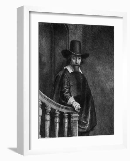 Ephraim Bonus, Known as "The Jew with the Banister" 1647-Rembrandt van Rijn-Framed Giclee Print