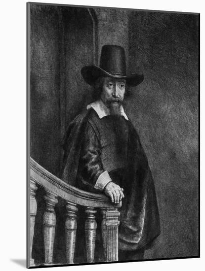 Ephraim Bonus, Known as "The Jew with the Banister" 1647-Rembrandt van Rijn-Mounted Giclee Print