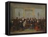 Epic Chess Match Between Pierre Saint Amant and Howard Staunton in 1843-Jean Henri Marlet-Framed Stretched Canvas